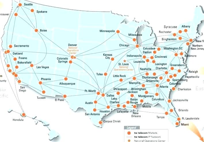 AT&T Fiber availability Map
