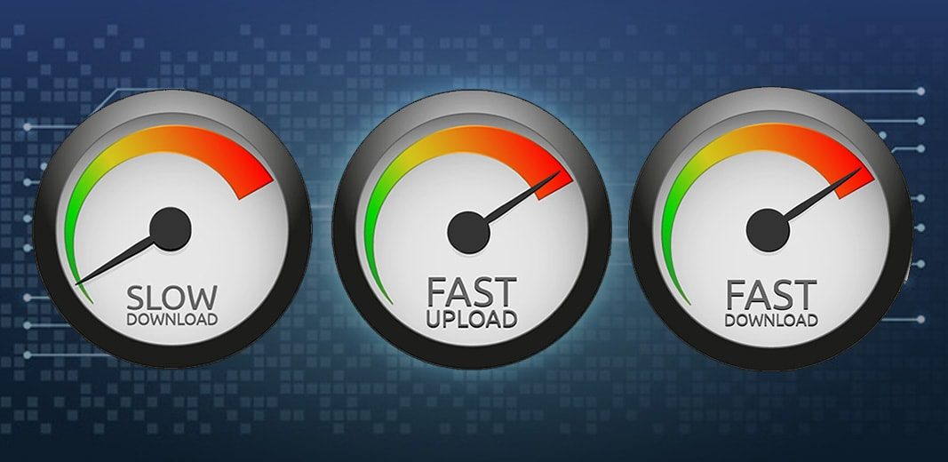 Difference between Downloading and Uploading speeds. www.visioneclick.com. 