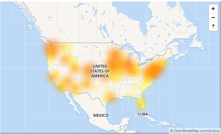 CenturyLink Outage Map