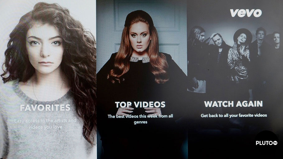 Pluto TV Adding Music Video Channels From Vevo
