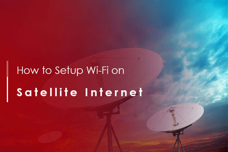 how to setup wifi on satellite inernet