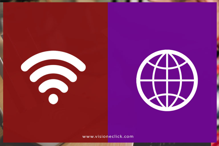difference between wifi and internet
