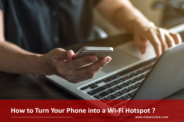 smart phone into wi-fi hotspot